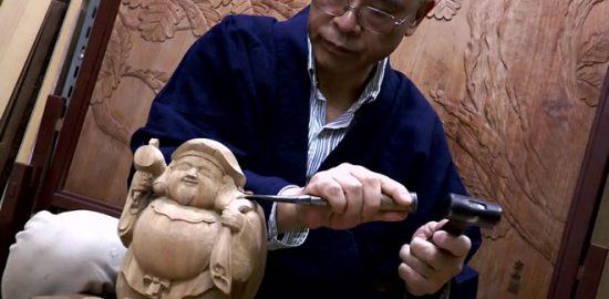 Wooden carving SOSHU